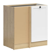 Junona Line - Hjørneskap 60 cm - Venstre - Hvit/Eik